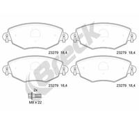 Pastillas de freno 23279 00 701 10 BRECK para FORD JAGUAR