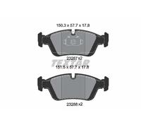 Pastillas de freno 2328702 TEXTAR para BMW WIESMANN ALPINA BENTLEY