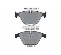 Pastillas de freno 2331301 TEXTAR para BMW 3 Touring X1 3 3 Coupé 3 Descapotable
