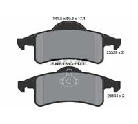 Pastillas de freno traseras Textar para Jeep Cherokee Grand Cherokee II...