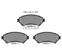 Pastillas de freno 2335801 TEXTAR para OPEL PONTIAC CHEVROLET BUICK MEGA