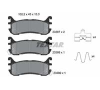Pastillas de freno 2338704 TEXTAR para MAZDA MX-5 I 323 F V 323 C V MX-5 II
