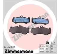 Pastillas de freno 23414.168.1 ZIMMERMANN para PORSCHE 911 911 Descapotable