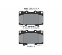 Pastillas de freno 2352402 TEXTAR para TOYOTA LEXUS