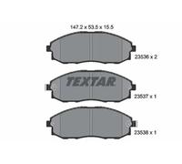 TEXTAR Juego de 4 pastillas de freno para Hyundai Plaza/H100/H1/Starex/Satellite delanteras 2353601