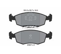 Pastillas de freno 2355202 TEXTAR para FIAT PALIO PALIO Weekend STRADA Pick-up