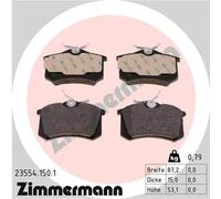 Pastillas de freno 23554.150.1 ZIMMERMANN para VW PEUGEOT SEAT RENAULT AUDI