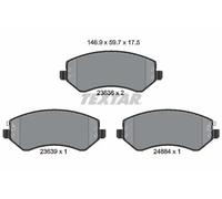 Pastillas de freno 2363801 TEXTAR para JEEP CHRYSLER DODGE