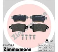 ZIMMERMANN 23669.170.1 Juego de pastillas de freno