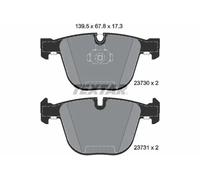 TEXTAR Juego de 4 pastillas de freno para BMW: SÃ©rie 5, X5, X6, SÃ©rie 7, SÃ©rie 6, M5, M3, M6, SÃ©rie 1 & ROLLS-ROYCE: Phantom (Ref: 2373001)