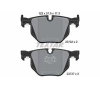 Juego de pastillas de freno TEXTAR 2373201, atrás