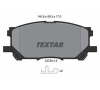 Pastillas de freno 2373401 TEXTAR para LEXUS RX