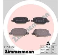ZIMMERMANN 23760.175.1 Juego de pastillas de freno