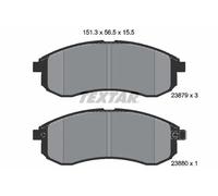 Pastillas de freno 2387902 TEXTAR para MITSUBISHI L200