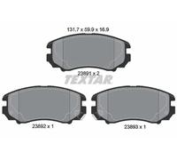 Pastillas de freno 2389101 TEXTAR para KIA HYUNDAI