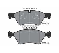 Textar 2392201 Juego Pastillas de Freno de Disco Delant. para Mercedes-Benz W211