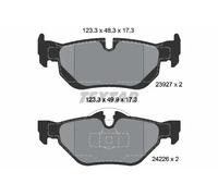 Pastillas de freno 2392701 TEXTAR para BMW 3 Touring 3 X1 1 Coupé 3 Coupé 1