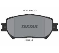 TEXTAR 2392801 Juego de pastillas de freno