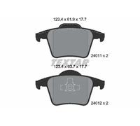 Pastillas de freno 2401101 TEXTAR para VOLVO XC90 I XC90 I VAN