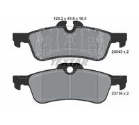 Pastillas de freno 2404301 TEXTAR para MINI MINI MINI Descapotable