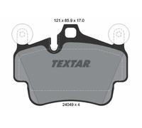 TEXTAR Juego de 4 pastillas de freno para PORSCHE: 911, Cayman, Boxster (Ref: 2404903)