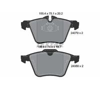 TEXTAR Juego de 4 pastillas de freno para JAGUAR: S-Type, XF, XJ, XK, XJR (Ref: 2407903)