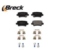 Pastillas de freno 24086 00 704 10 BRECK para HONDA CIVIC VIII Hatchback