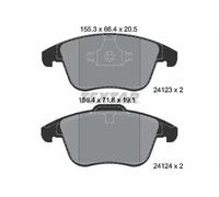 Pastillas de freno 2412301 TEXTAR para LAND ROVER FORD VOLVO MG