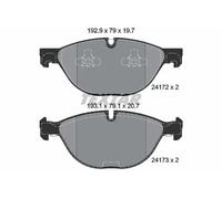 Textar 2417201 Juego Pastillas de Freno Disco Delant. para BMW E70 E71 E72 F16