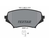 Pastillas de freno 2429701 TEXTAR para MAZDA MX-5 III