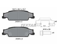 Pastillas de freno 2430402 TEXTAR para CADILLAC STS CTS