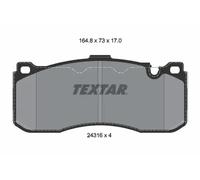 Pastillas de freno 2431601 TEXTAR para MINI BMW