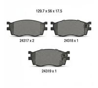 Pastillas de freno 2431701 TEXTAR para KIA HYUNDAI