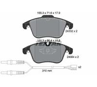 Pastillas de freno 2433201 TEXTAR para PEUGEOT CITROËN