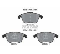 Pastillas de freno 2433205 TEXTAR para FORD MONDEO V Sedán MONDEO V Hatchback