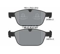 Pastillas de freno 2439901 TEXTAR para VOLVO XC60 I SUV XC90 I XC60 I VAN