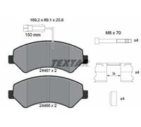Pastillas de freno 2446705 TEXTAR para FIAT CITROËN PEUGEOT OPEL