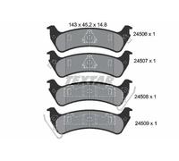 Pastillas de freno 2450601 TEXTAR para JEEP GRAND CHEROKEE I
