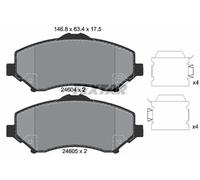 Pastillas de freno 2460402 TEXTAR para DODGE JEEP FIAT VW