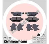 ZIMMERMANN 24610.155.1 Juego de pastillas de freno