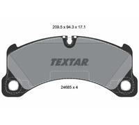 Pastillas de freno 2468501 TEXTAR para PORSCHE CAYENNE