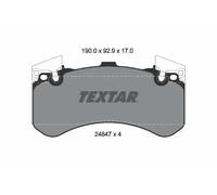 Pastillas de freno 2484701 TEXTAR para AUDI BENTLEY