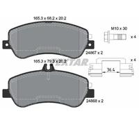 Pastillas de freno 2486701 TEXTAR para MERCEDES-BENZ CLASE GLK