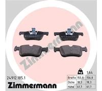 Pastillas de freno 24912.185.1 ZIMMERMANN para BMW 1 3 4 Coupé 3 Touring