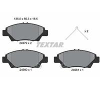 Pastillas de freno 2497901 TEXTAR para HONDA JAZZ III INSIGHT CR-Z JAZZ IV