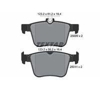 Juego de pastillas de freno TEXTAR 2500901, atrás