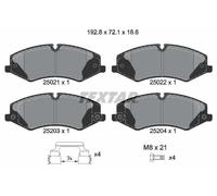 Pastillas de freno 2502201 TEXTAR para LAND ROVER DISCOVERY IV RANGE ROVER IV