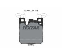 Pastillas de freno 2502901 TEXTAR para BMW 3 4 Coupé 4 Descapotable 2 Coupé