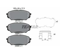 TEXTAR 2511901 Juego de pastillas de freno