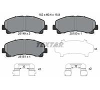 Pastillas de freno 2514901 TEXTAR para ISUZU D-MAX I D-MAX II